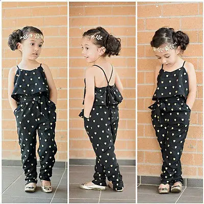 

Hot Fashion Kid's Girl's Jumpsuits Bib Pants Jeans Suspender Trousers Overalls