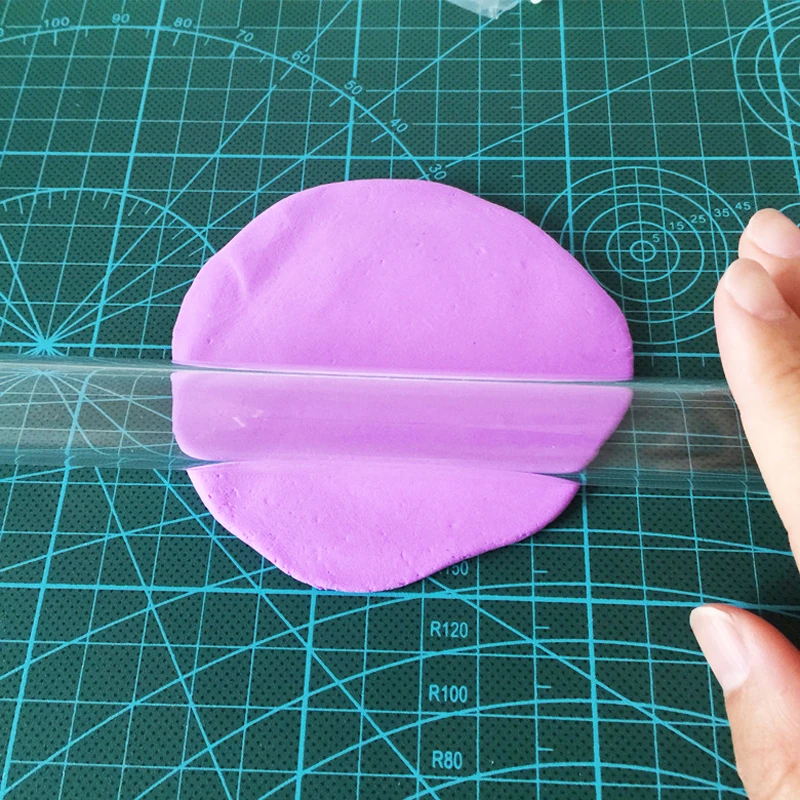 

Tools Roller Stick non-stick transparent Hollow Sculpey Craft Molding Rolling Polymer Clay Fimo brand new Tool