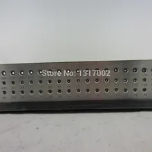 Золотистый, серебристый, металлический с округленным вольфрам-карбидная рабочая доска, размер отверстия 0,26-2,80 мм 51 отверстия стальная доска для прокладки проводов