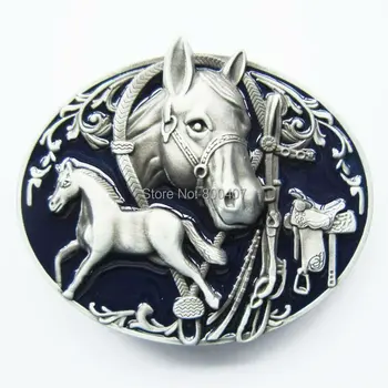 

Wholesale Retail Oval Horses Saddle Belt Buckle Men Belt Buckle Gurtelschnalle Boucle de ceinture Free Shipping BUCKLE-WT066
