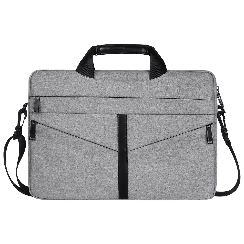 

15.6 15.4 14.1 13.3" Waterproof Laptop Bag For Apple millet Lenovo Notebook Portable Business Briefcase bag Women Men Should Bag