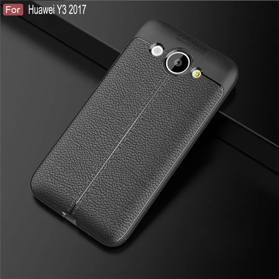 

huawei Y3 2017 Case on huawei Y3 2017 Cases 5.0" Matte Anti Slip Skin Protective Case for Huawei Y3 Y 3 2017 CRO L22 U00 Cover