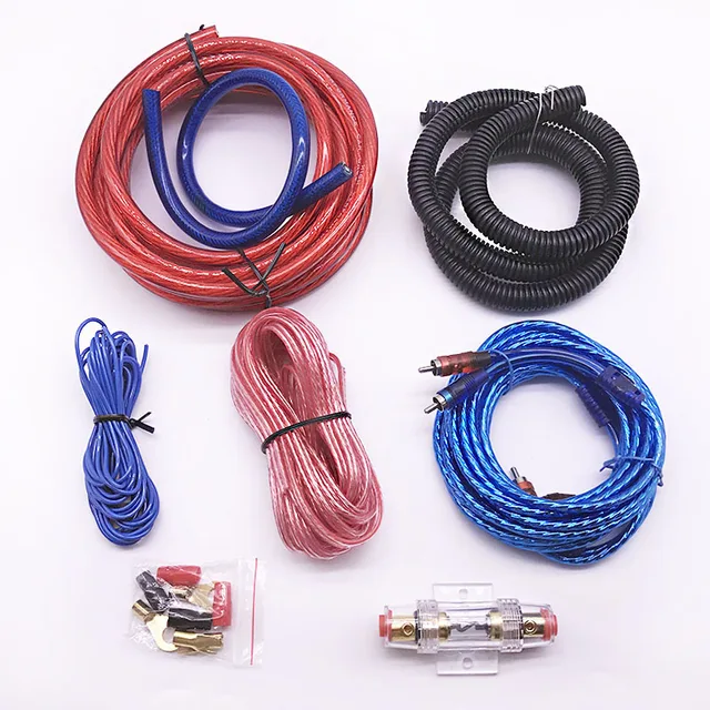 1m High Quality International Standards Ofc Pure Copper Cable Car Audio  Hi-fi Power Cable 10ga 8ga 6ga 4ga 0ga Red Wire - Cables, Adapters &  Sockets - AliExpress