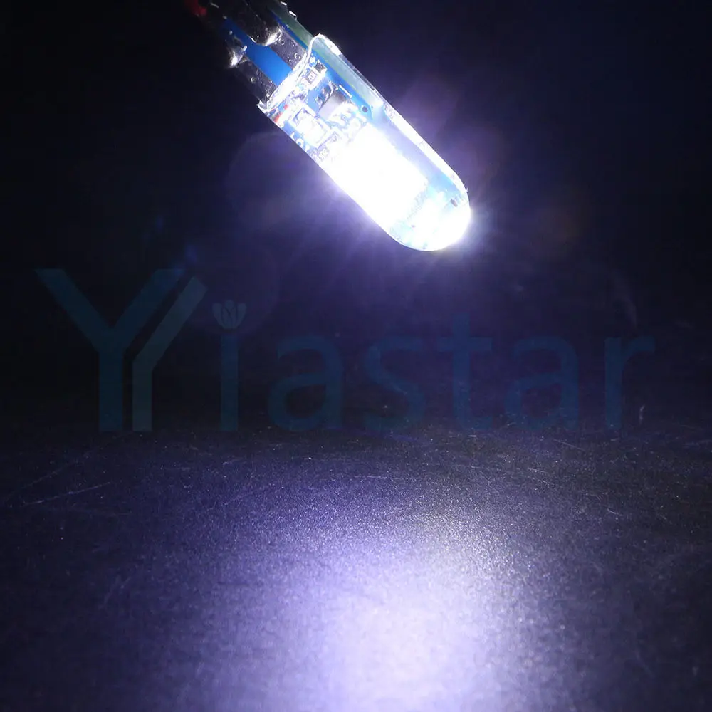 500 шт Силиконовые 3014 15SMD Pcb светодиодные T10 Белый автомобилей номерных знаков свет держать освещения w5w 194 Светодиодные лампы