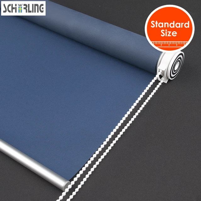 SCHRLING 100 Blackout Tension Roller Blinds No Drill Installation