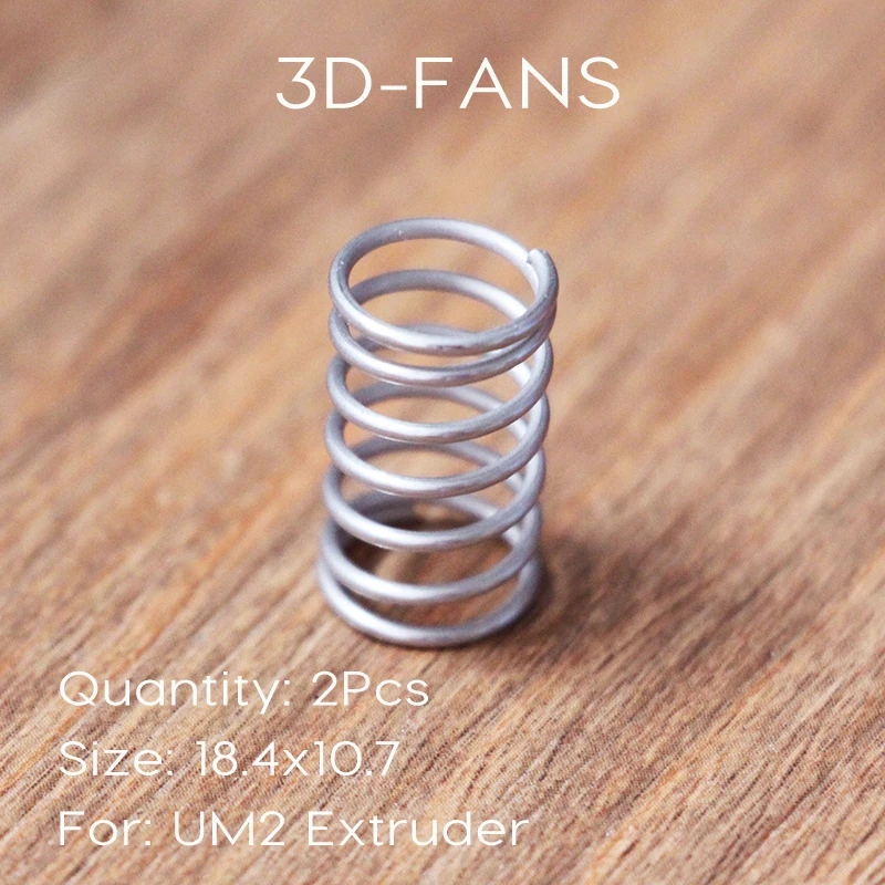 

2Pcs 3D Printer Accessories Ultimaker 2 Extruder Spring 18.4mm*10.7mm ULTIMAKER2 UM2