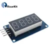Módulo De Pantalla LED Digital de 4 Bits TM1637, para arduino, 7 segmentos, 0,36 pulgadas, reloj, ánodo rojo, tubo, cuatro controladores de serie, paquete de placa, 1 Uds. ► Foto 1/5