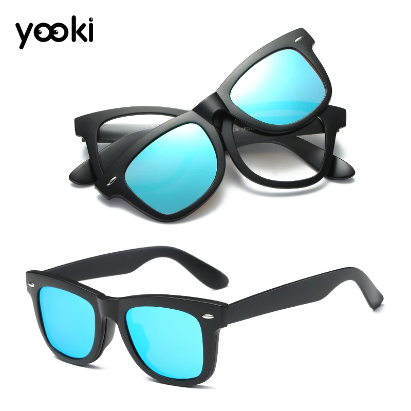 

2019 Cat Eye Magnetic Clip-On Polarized Sunglasses Aceteate Prescription Eyeglasses Frames Driving Outdoor