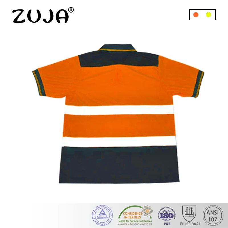 High Visibility Safety Work Shirt Breathable Work Clothes Safety Reflective Safety Polo Shirt High Visibility Safety Work Shirt Breathable Work Clothes Safety Reflective Safety Polo Shirt