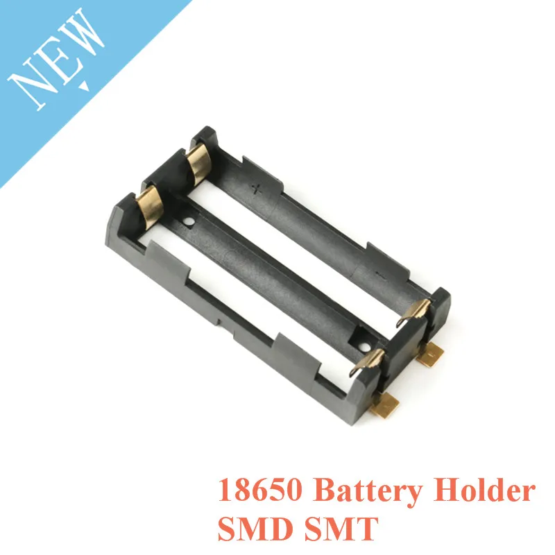 

2 X 18650 Battery Holder SMD SMT High Quality Battery Box With Bronze Pins TBH-18650-2C-SMT