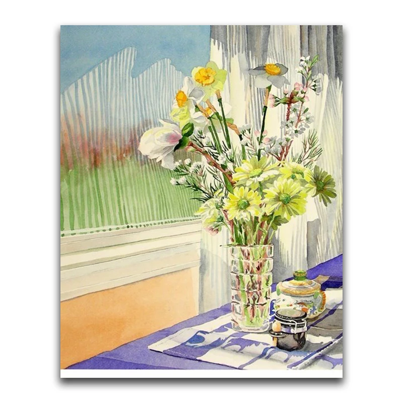 Full Round Diamond mosaic color rose 5D DIY Diamond painting Cross stitch decoration Full Square Diamond embroidery flower