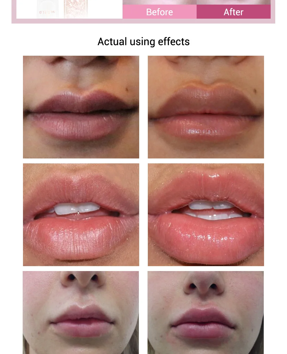 LANBENA Lsoflavone Сыворотка для ухода за губами Блеск для губ маска для увеличения эластичности губ уменьшить тонкие линии Восстанавливающая увлажняющая косметика