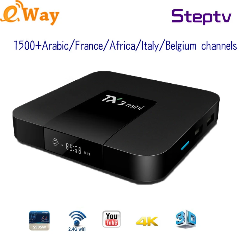 

With 1 Year IPTV Subscription TX3 Mini Arabic IPTV Box Europe Channels IPTV Box French Netherlands DE Smart Android TV Top Box