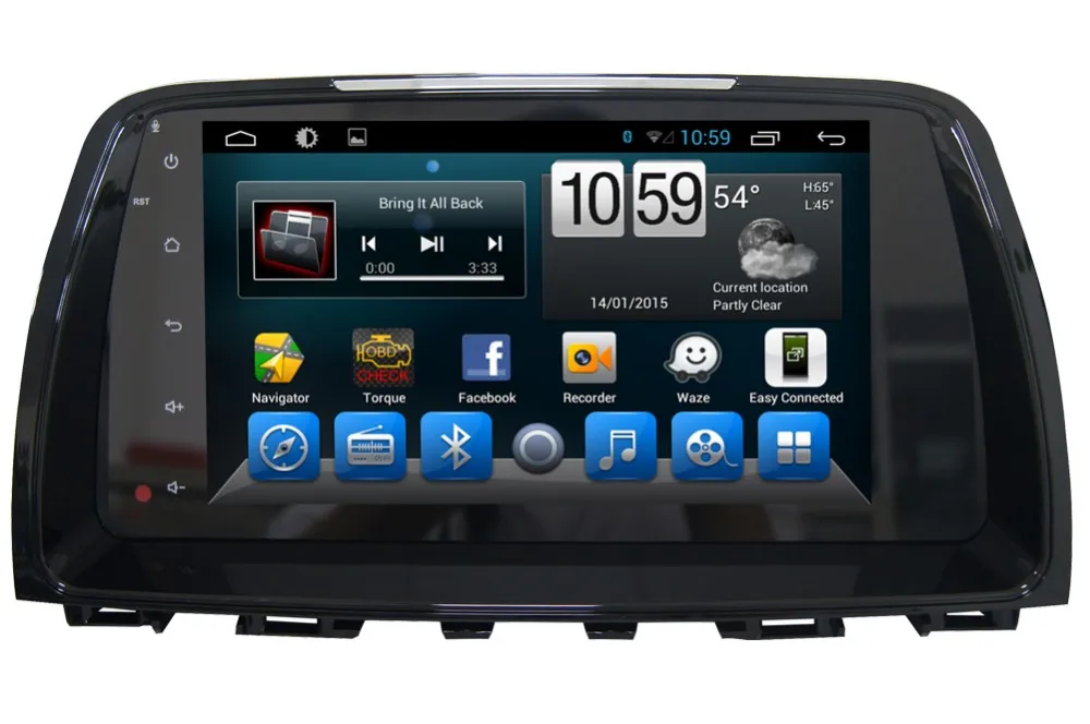 Best 9" HD 1024*600 Android 6.0 Car DVD Radio GPS Stereo Navigation Player for Mazda 6 2013 2014 2015 GPS Radio Wifi BT 1