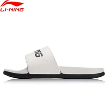 Li-Ning Для женщин LN тапочки из искусственной кожи пляжные сандалии для прогулок светильник Вес подкладка дышащая Спортивная тапочки Быстросохнущие кроссовки AGAN004 SAMJ18