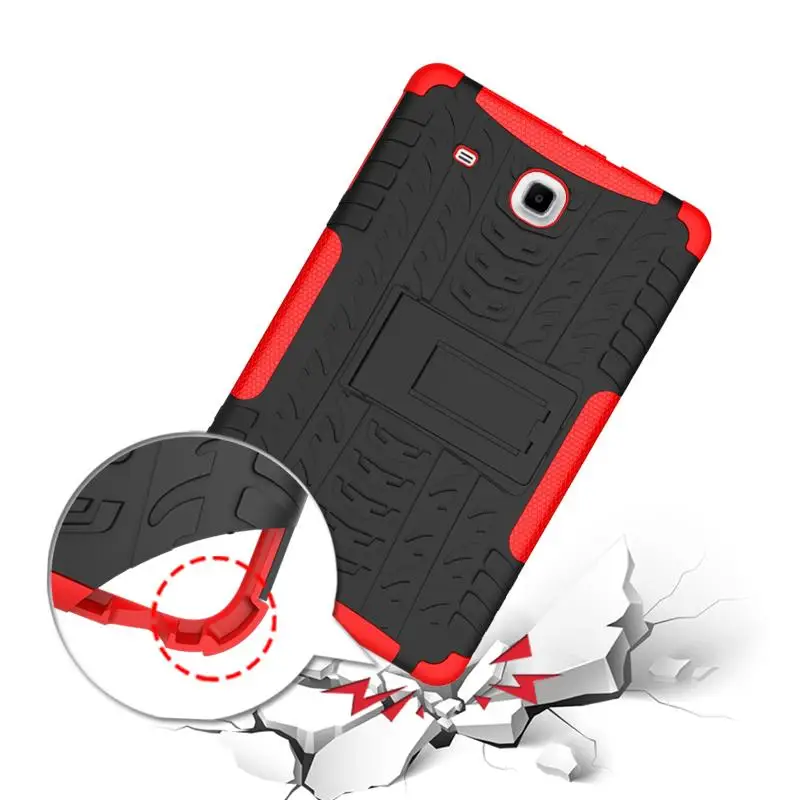Сверхмощный планшетный чехол для Samsung Galaxy Tab A 7,0 T280 T230 T560 T111 T580 T350 T550 S2 ударостойкая гибридная Броня оболочки - Цвет: Red