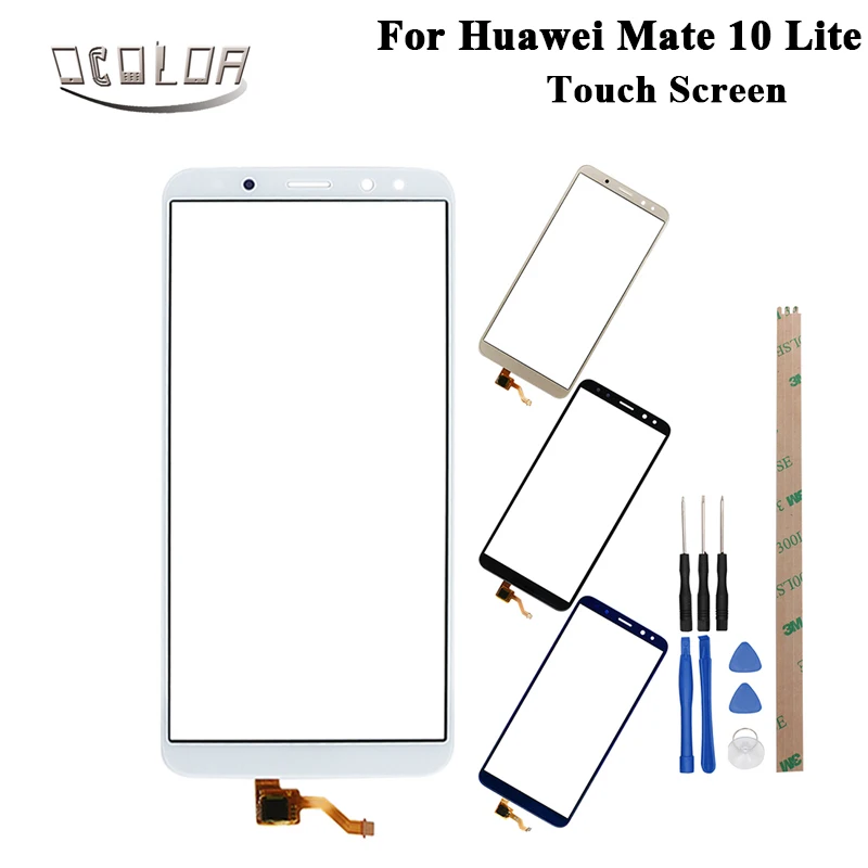 

ocolor For Huawei Mate 10 Lite Touch Screen Lens Sensor Touch Panel Replacement With Tools For Huawei Honor 9i Touch Screen