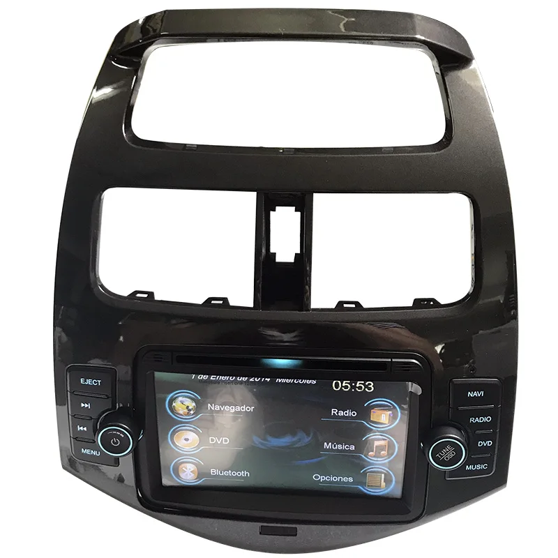 HIGH QUALITY Car DVD GPS Navigation Player Car Stereo AM FM USB Fit For CHEVROLET Spark 2010-14 Radio Headunit Device car system