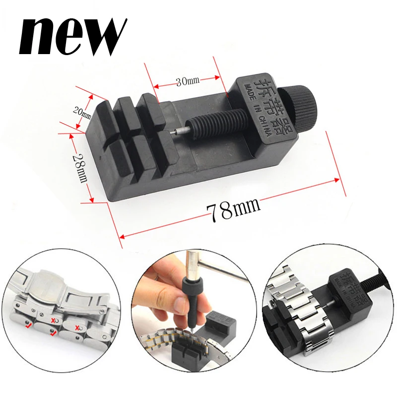 

Stainless Steel Watch Band Link Remover Tool Slit Strap Bracelet Chain Pin Adjuster for apple Watch iwatch 4321 Samsung Galaxy