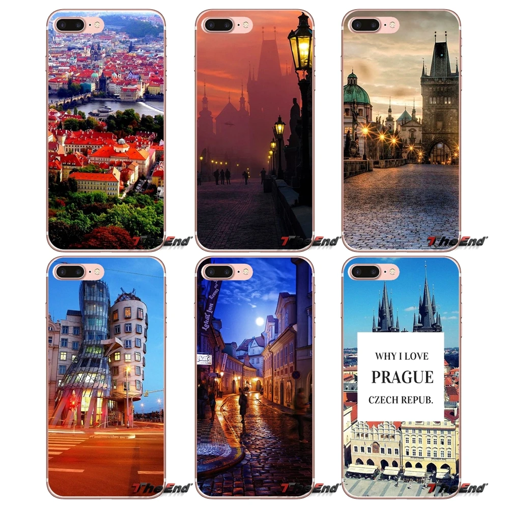 

For Samsung Galaxy S3 S4 S5 MINI S6 S7 edge S8 Plus Note 2 3 4 5 Grand Core Prime Prague Europe Prettiest Bridges City Case