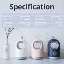 LED Lamps Electric Mosquito Killer Fly Mosquito Trap Light Anti Mosquito Pest Insect Repeller Repellent Killer original xiaomi mijia movable portable mosquito repellent killer timing no heating fan drive with led light use 90 day