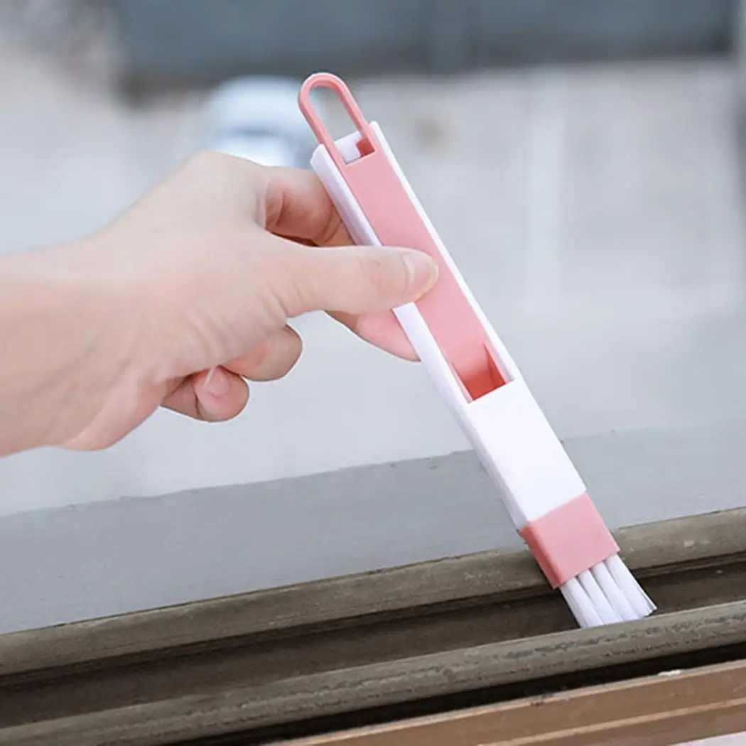 

Door Brush Two-In-One Keyboard Window Kitchen Cleaning Groove Slit
