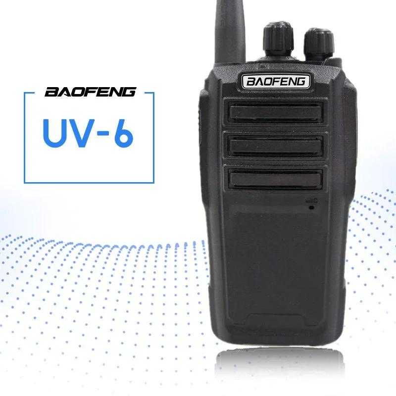 BAOFENG UV 6 рация двусторонней радио 136 174/400 480 мГц VHF/UHF Dual Band ручной приемопередатчик