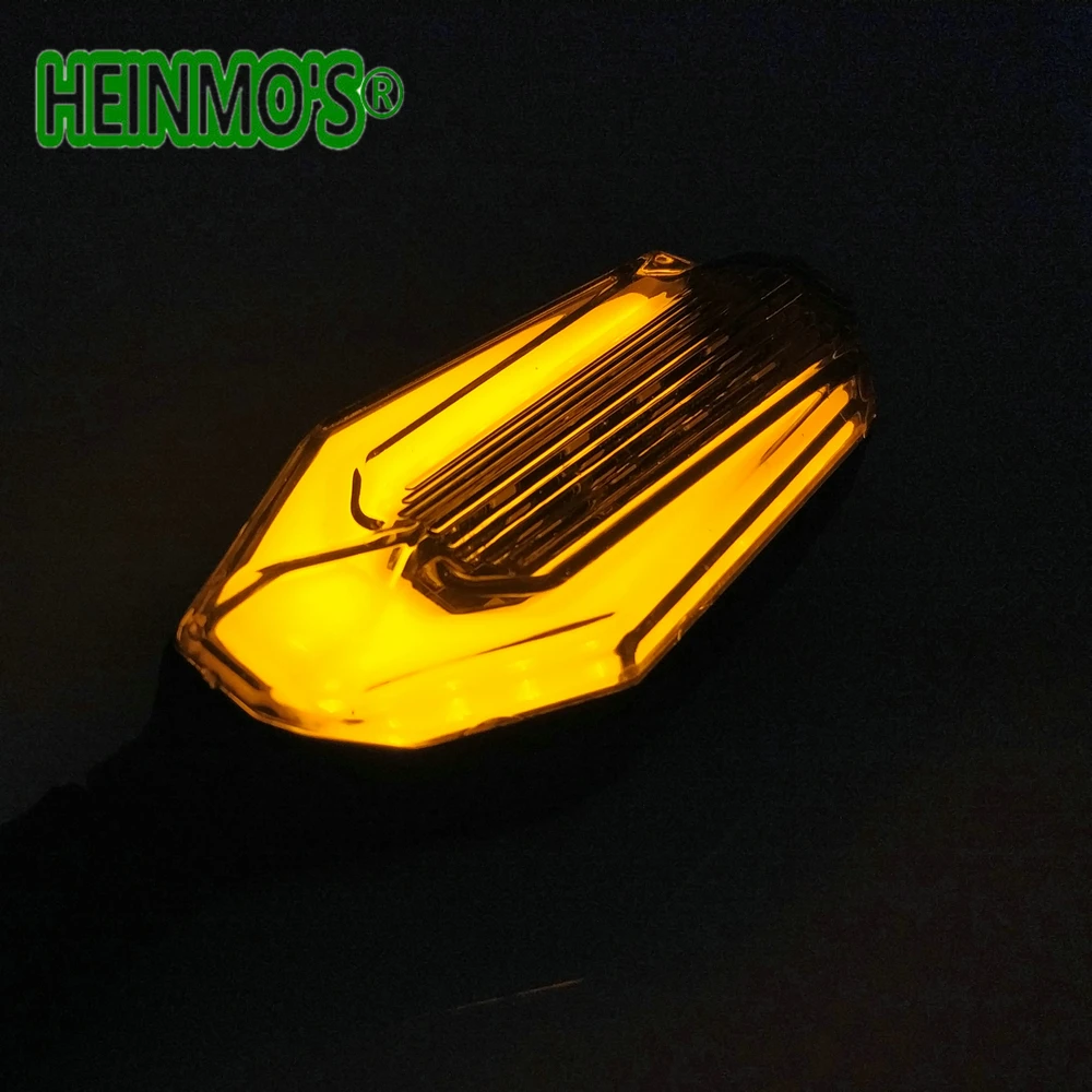 (AK) 12V LED Motorcycle Motorbike Rear Tail Turning Turn Signal Flasher Flashing Indicator Light Blinker Lamp (3)