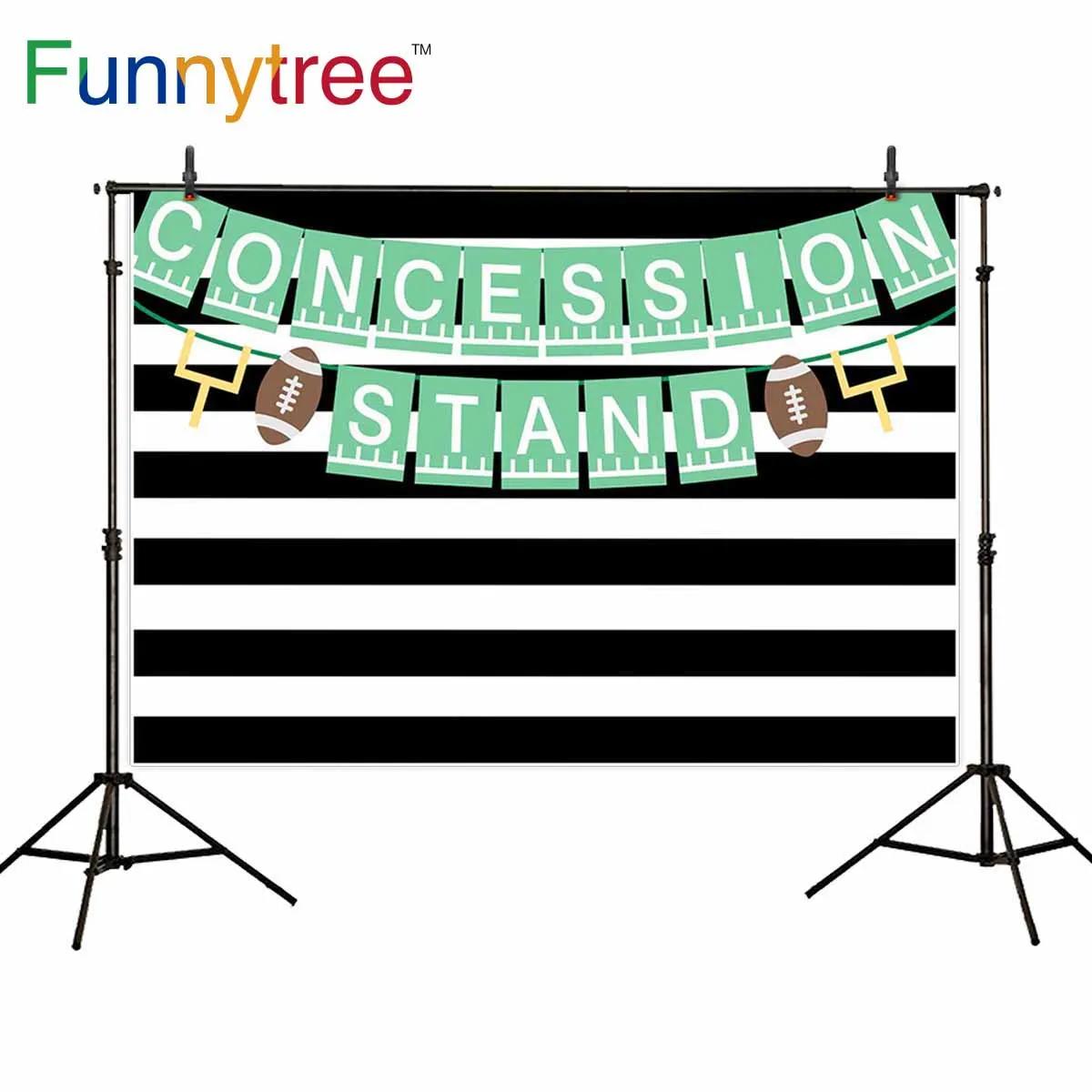 Фотофон Funnytree для фотостудии американский футболист Спорт Вечеринка полосы