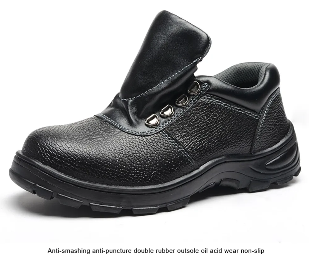 Men Safety Working Boots Breathable Mesh Steel Toe Midsole Puncture Proof Shoes Slip Oil Chemical Resistant | Безопасность и