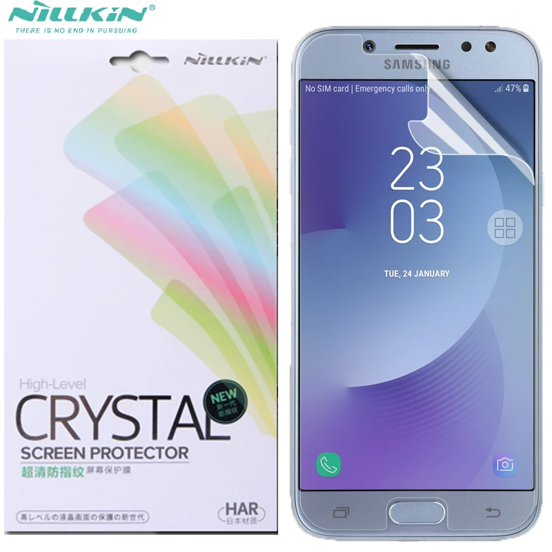 

Nillkin glossy Screen Protector For galaxy j7 2017 PRO Anti-Fingerprint Matte Protective film For samsung galaxy j7 PRO 2017