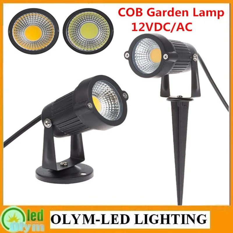 New Style Waterproof 12V LED Garden Light Outdoor 3W 5W 7W COB LED Lawn Lamp Spike