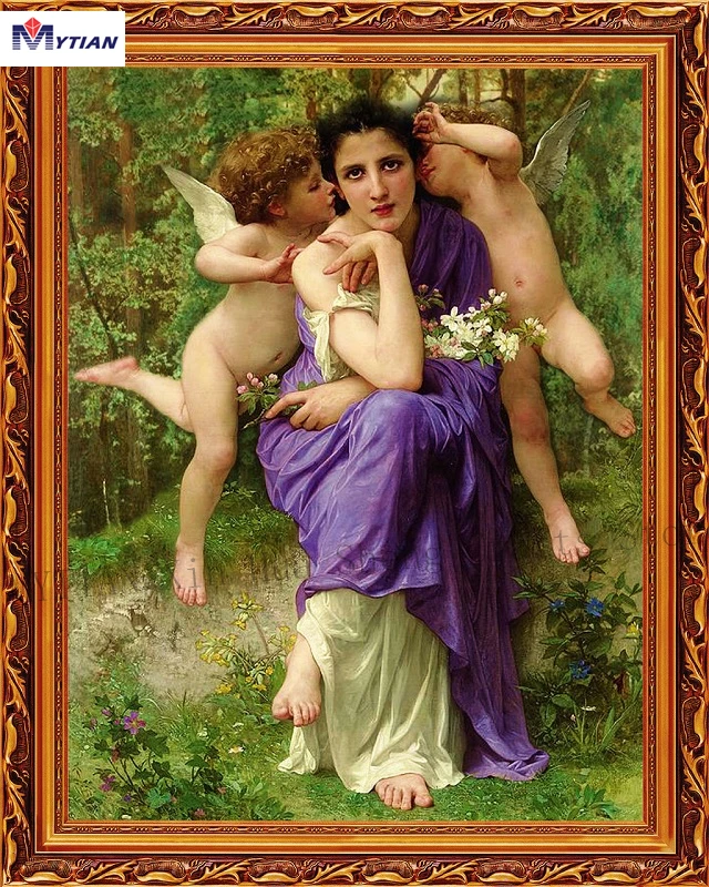 Home Decor 5d diy Diamond Painting Cross Stitch Full Embroidery Angel baby and Mother Mosaic Pattern | Дом и сад