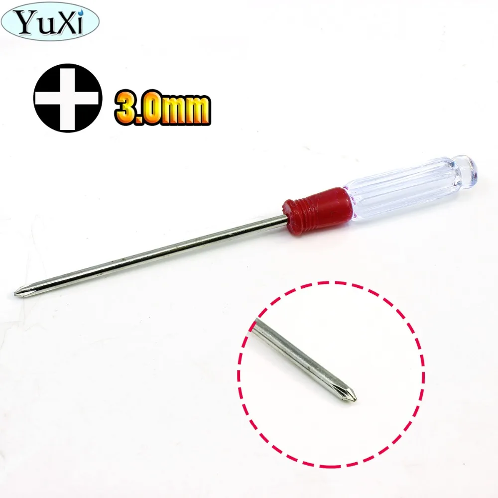 YuXi 1 шт. 3 мм Труба Крест отвертка крестообразная шлицевая плоская Сплит DIY
