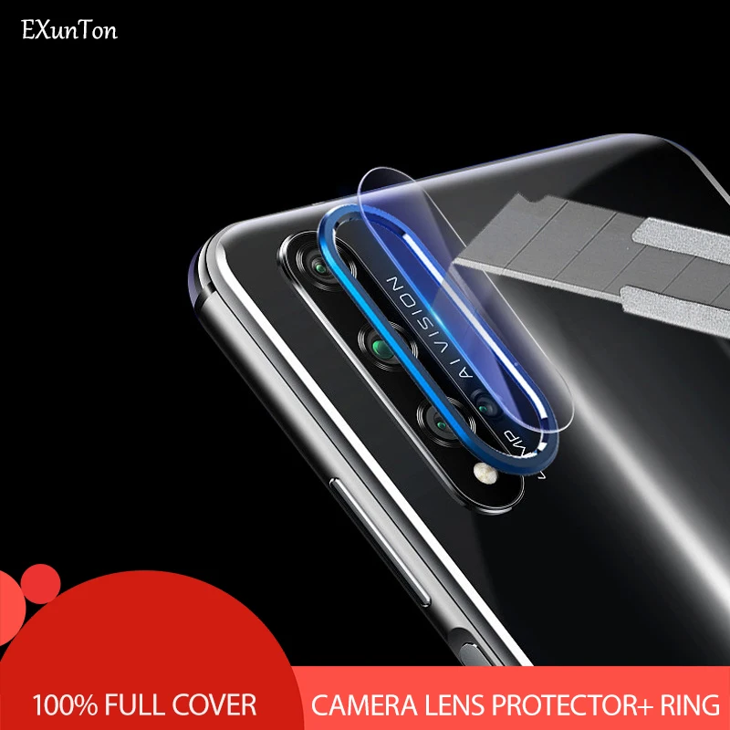 Защитная пленка для объектива камеры EXUNTON Huawei Honor 20i закаленное стекло задней