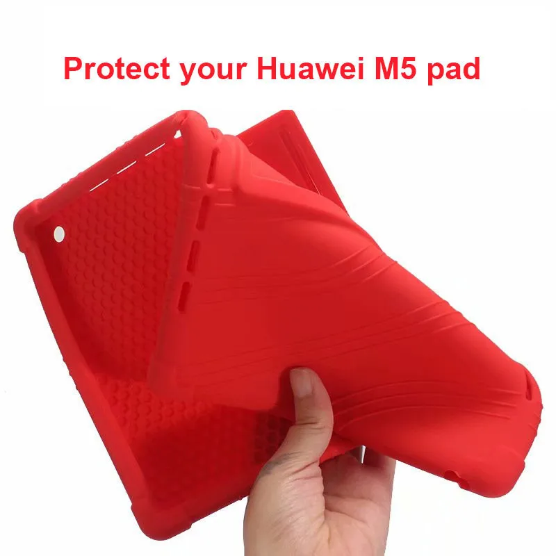 Ударопрочный силиконовый чехол для Huawei Media Pad M5 10 8 CMR W09/AL09 Tablet TPU Funda Cover Pro W19