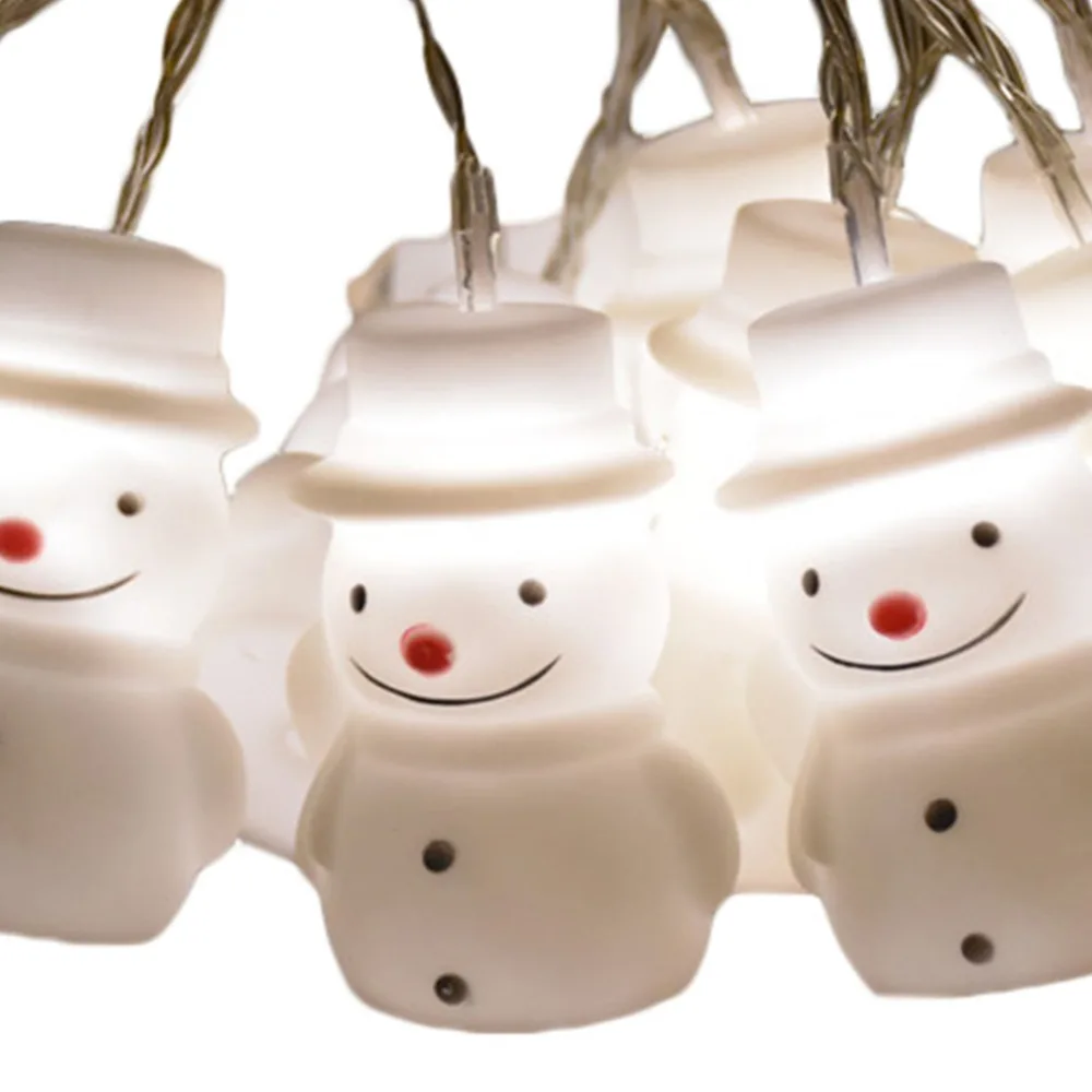 1.5M Snowman LED Fairy String Lights Christmas Snowman Light Home