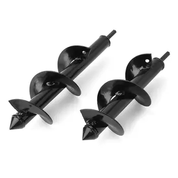 

Garden Auger Spiral Drill Bit Flower Planter Bulb Shaft Drill Auger Yard Gardening Bedding Planting Hole Digger Tool