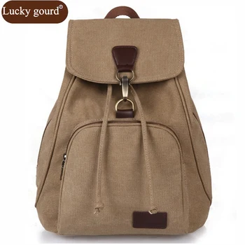 

OURCIAO New Fashion Men's Backpack Vintage Canvas Backpack School Bag Men's Travel Bags Large Capacity Travel Backpack Z826