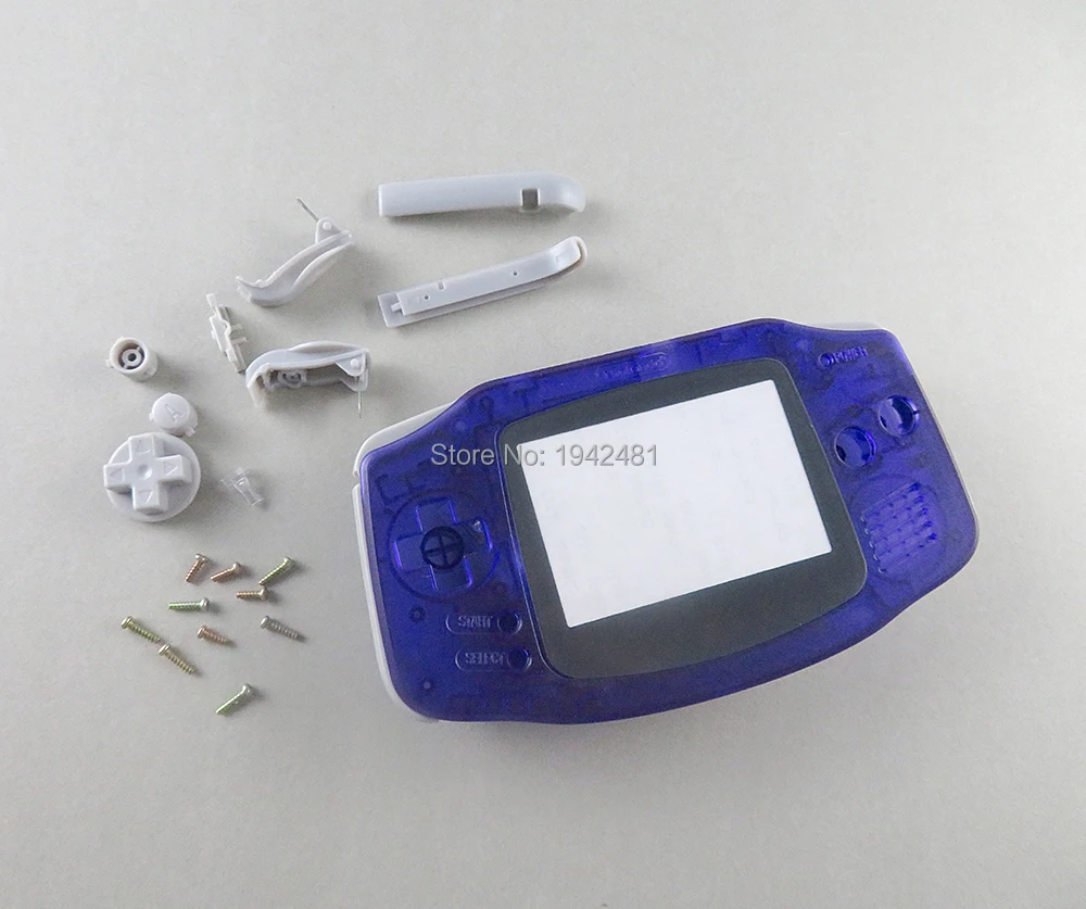 Полный корпус Оболочка Чехол для GBA проводящая резиновая прокладка клей и замена