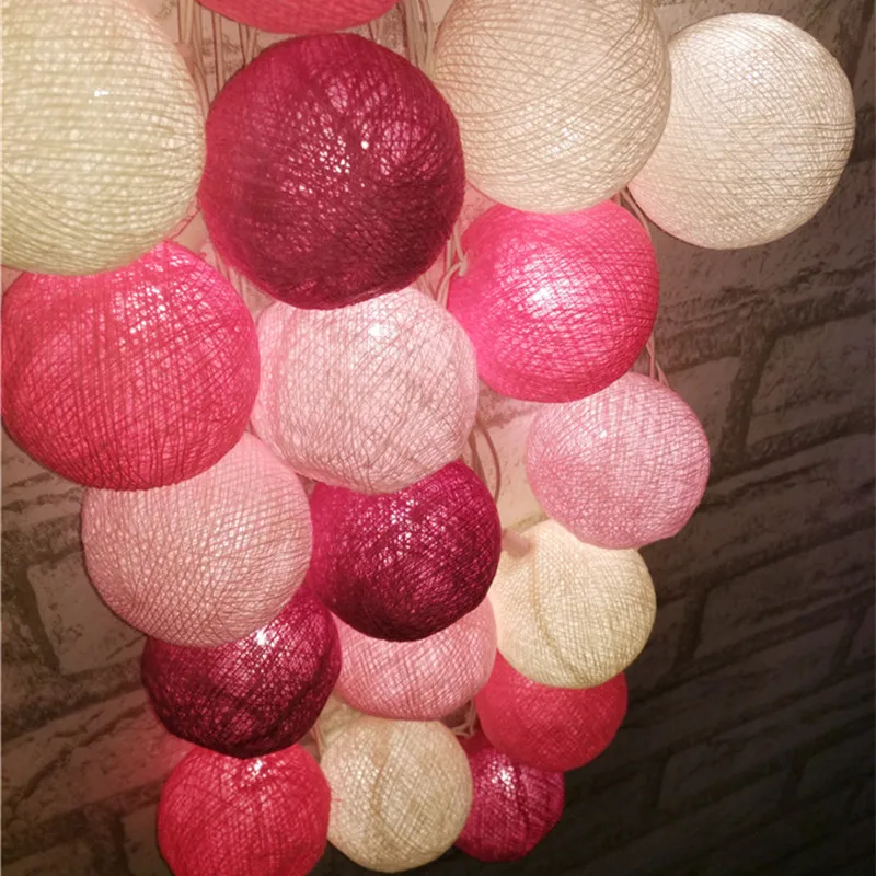 STRING-LIGHT-COTTON-BALL-20PCS-SETS-Fuchsia-PINK-TONE-TONE-PARTY-DECORATION-CHRISTMAS-LIGHTS (4)