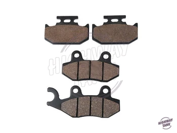 

4 Pcs Motorcycle Front & Rear Brake Pads Brake Disks Case for YAMAHA TTR250 TT-R250 1999-2006
