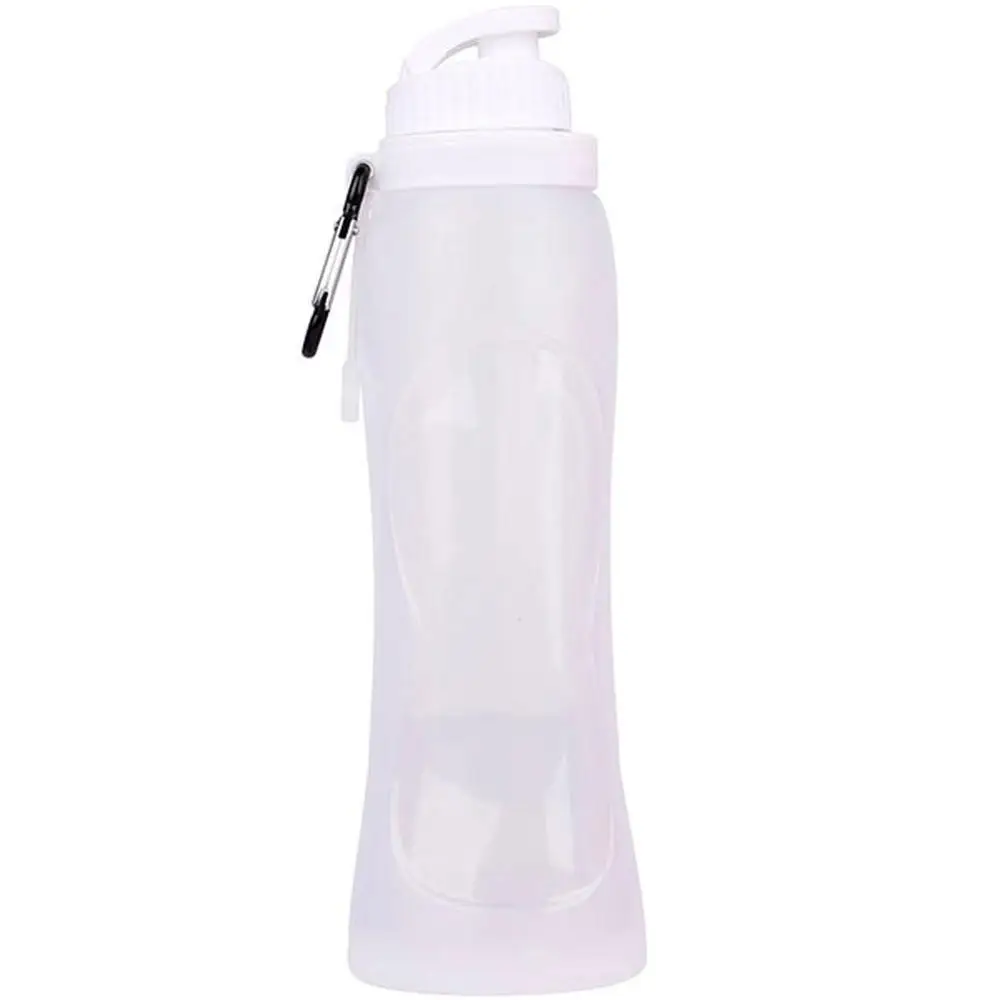 500 мл креативная Складная велосипедная бутылка складной силиконовый, для питья Спортивная бутылка для воды для кемпинга путешествия пластиковая бутылка