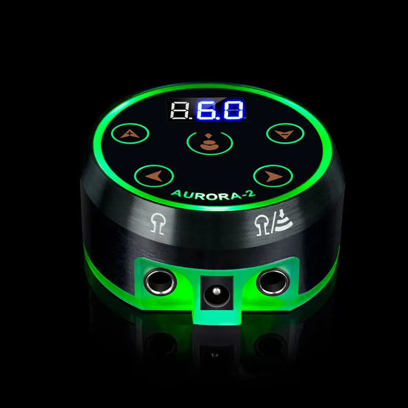

2017 New Professional Mini Critical AURORA LCD Tattoo Power Supply with Power Adaptor for Coil & Rotary Tattoo Machines