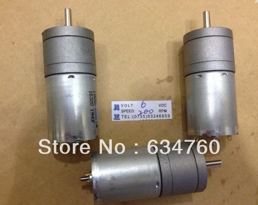 

Spot supply DC 6V 25GB370 gear motor