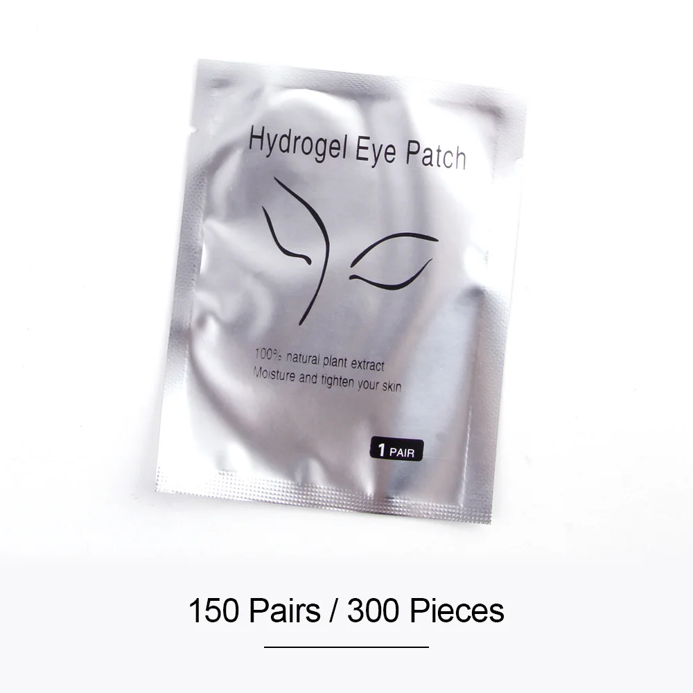 150 пар бумажных патчей для ресниц, накладки под глаза, накладки для глаз, одноразовые гидрогелевые патчи, Косметика для макияжа - Длина: 150 Pairs Eyes