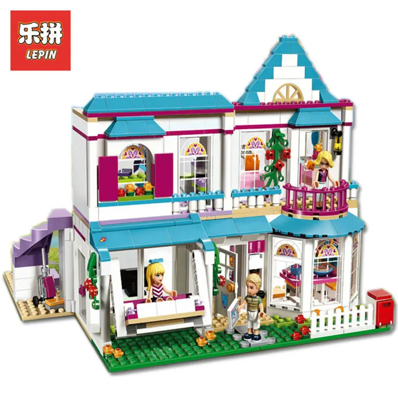 

LEPIN 01014 Girls Good friends Series 622Pcs Stephanie's house Model Building Blocks Bricks Toys Model Gifts LegoINGlys 41314