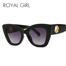 Королевская девушка кошачий глаз женские Солнцезащитные очки женские солнцезащитные очки известный бренд дизайнерские сплав простые очки Oculos De Sol Feminino SS236