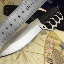 9Cr18M0V лезвие с ЧПУ G10 Ручка высокое качество прямой knifeTactical EDC инструмент открытый кемпинг выживания разведка карманный нож