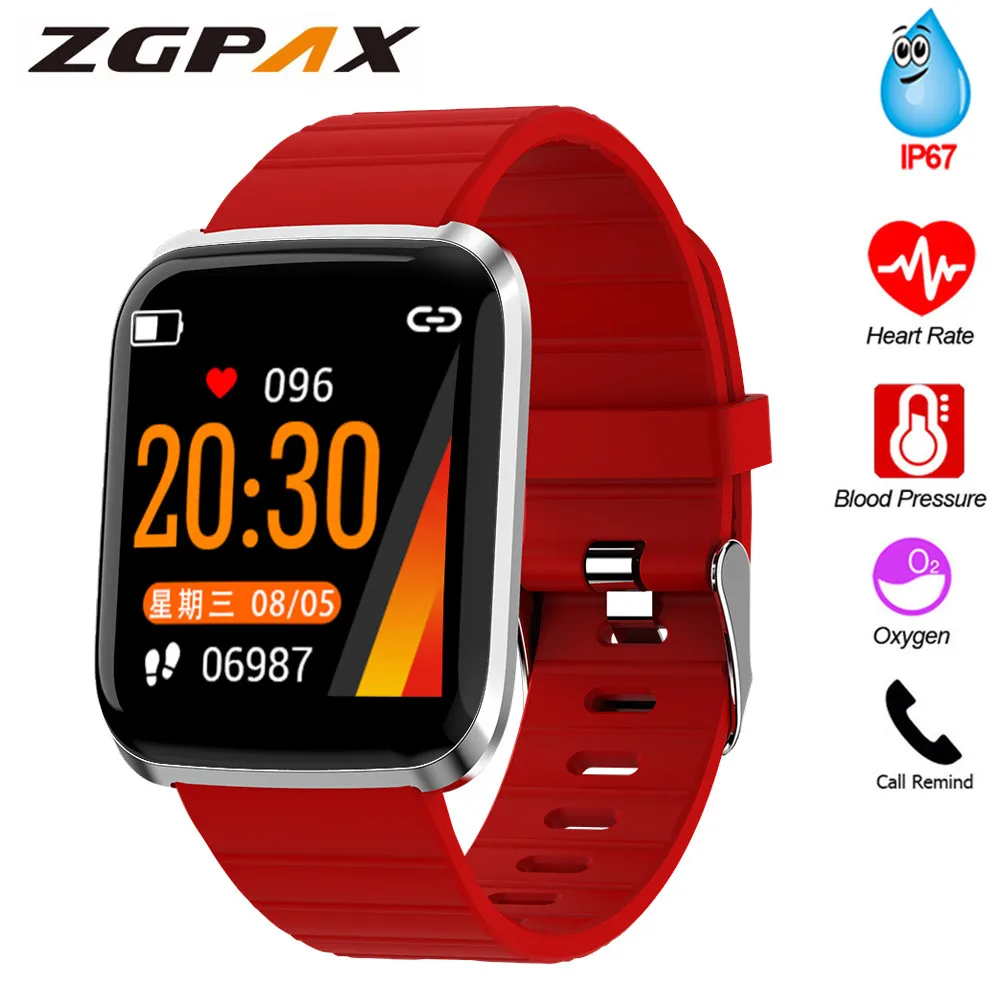 

New 116pro Smart Watch Men Heart Rate Monitor Waterproof Outdoor Sports Smartwatch Blood Pressure Blood oxygen Smart Watch